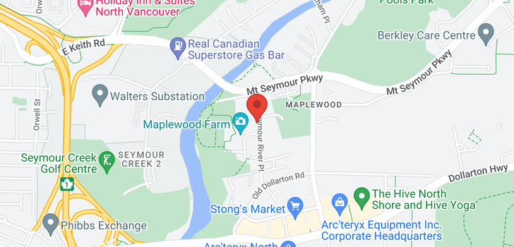 map of 50 433 SEYMOUR RIVER PLACE